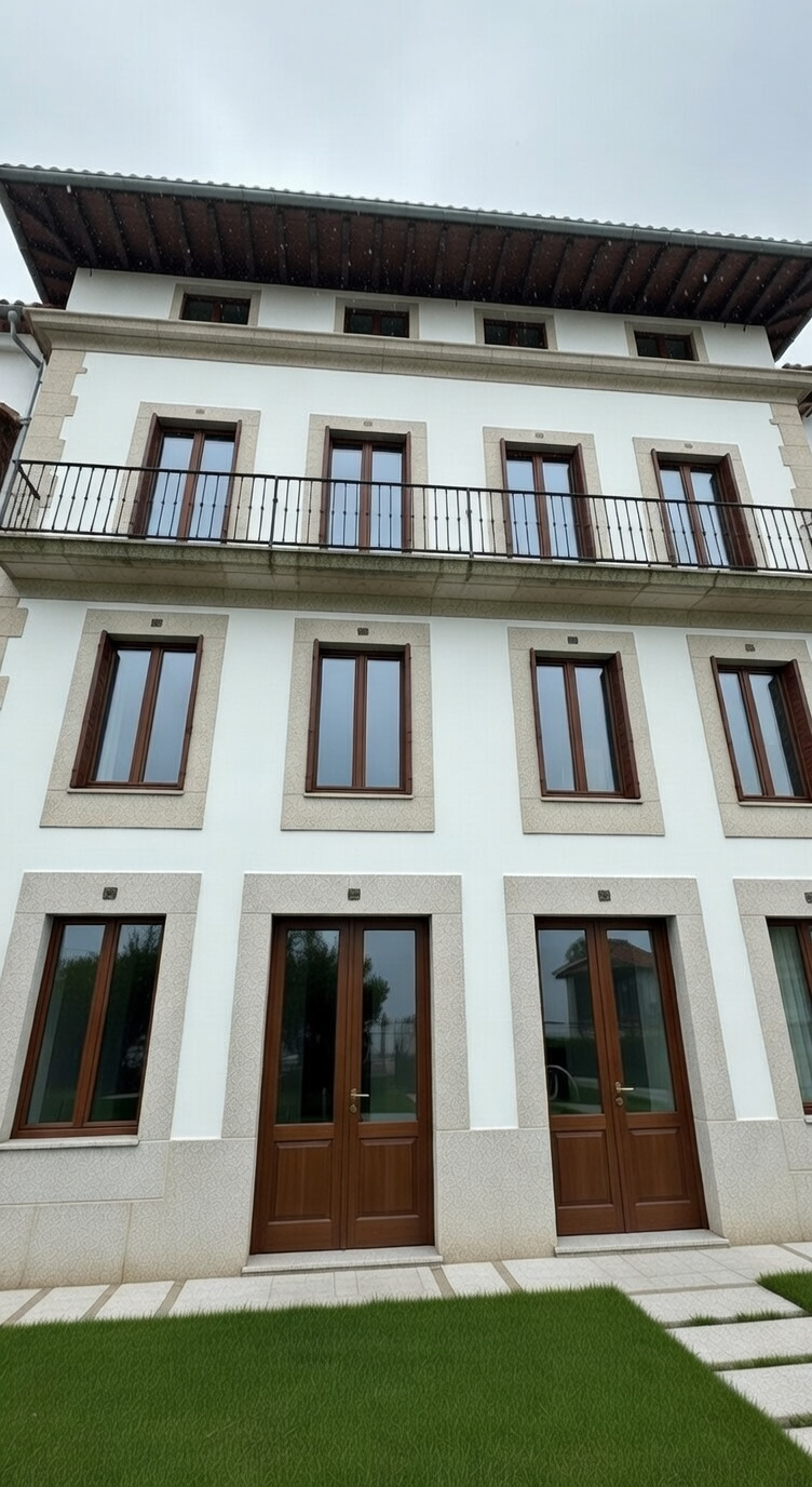 Historic facade in Candelario